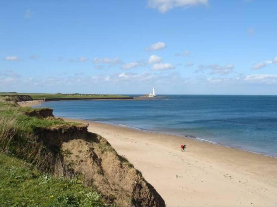 Hightide Seaside Apartment With Beach & Spanish City Views Whitley Bay Eksteriør bilde