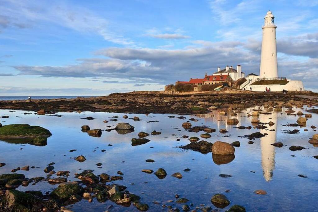 Hightide Seaside Apartment With Beach & Spanish City Views Whitley Bay Eksteriør bilde